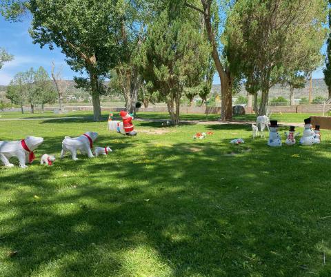 Christmas in July at the Grants Memorial Park