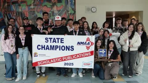 Grants High School has made history by winning our FIRST-EVER State Championship in Scholastic Publication, and we couldn’t be more proud! Courtesy Photo