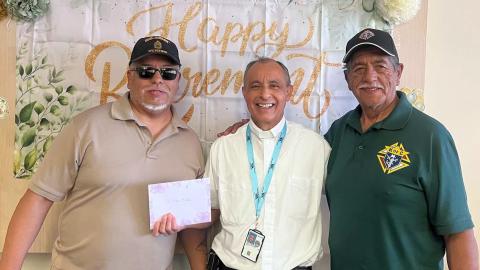 Knights of Columbus St. Teresa of Avila Council No. 3683 Makes $1,000 Donation to Retiring Catholic Priest