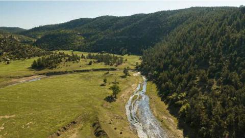 The Vermejo River provides clean drinking water for over 750,000 people across four states Photo by Mirr Ranch Group
