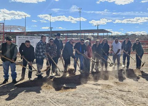 Groundbreaking Ceremony for New Multi-Use Arena at the Grants Rodeo Grounds
