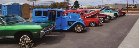 A row of cars