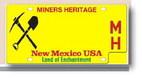 Miners Heritage plate is now available at New Mexico DMV on-line services