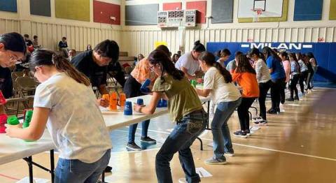 Students Shine at Speed Stacking