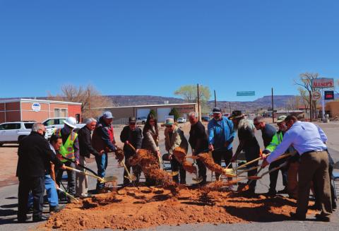 Many prominent figures were present to celebrate the groundbreaking ceremony at the corner of Washington Avenue and First Street was held on April 19. Kylie Garcia - CC