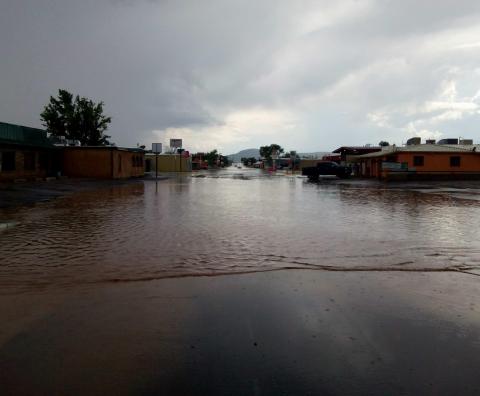 Officials warn residents to stay away from drainages and arroyos with recent monsoon rains. The US Federal Emergency Management Agency recently released this guidance for Cibola residents. The county is undergoing severe drought, that as of press time is mostly unaffected by the monsoon rains. Even with the rain Cibola has been receiving, it is a very dry county where even a spark can start a massive fire. Courtesy Photo