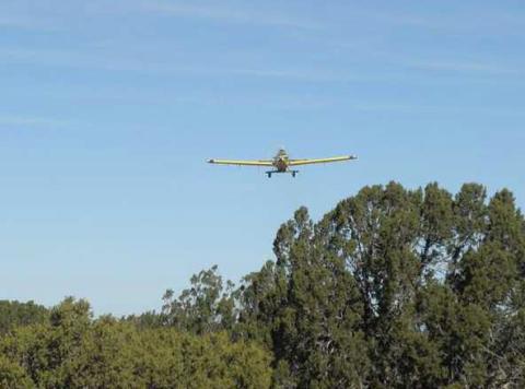 Low Flying Planes Seen as Result of Vegetation Management
