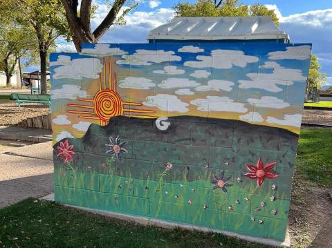 Students Continue Artwork Enhancements at Riverwalk Park