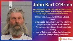 Man Charged with Threatening to Kill Judge Pleaded Not Guilty