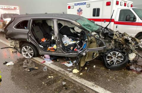 Car Crash on I-40